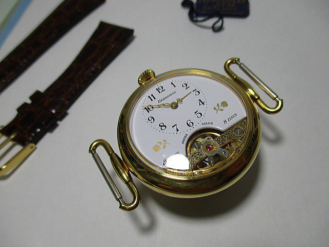 腕時計（リストウオッチ）詳細8日巻きへブドマスリストウオッチ